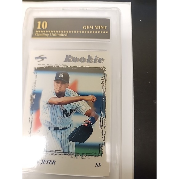 derek jeter rookie card graded DEREK JETER 1996 SCORE FIRST GRADED GEM MINT 10 CARD 240. YANKEES